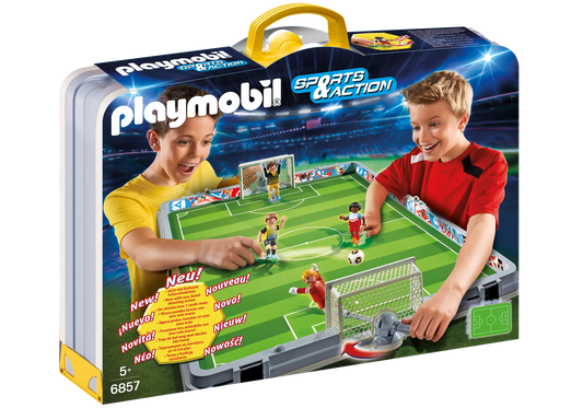 Playmobil 6857 Sports & Action Große Fußballarena zum Mitnehmen - plegobil