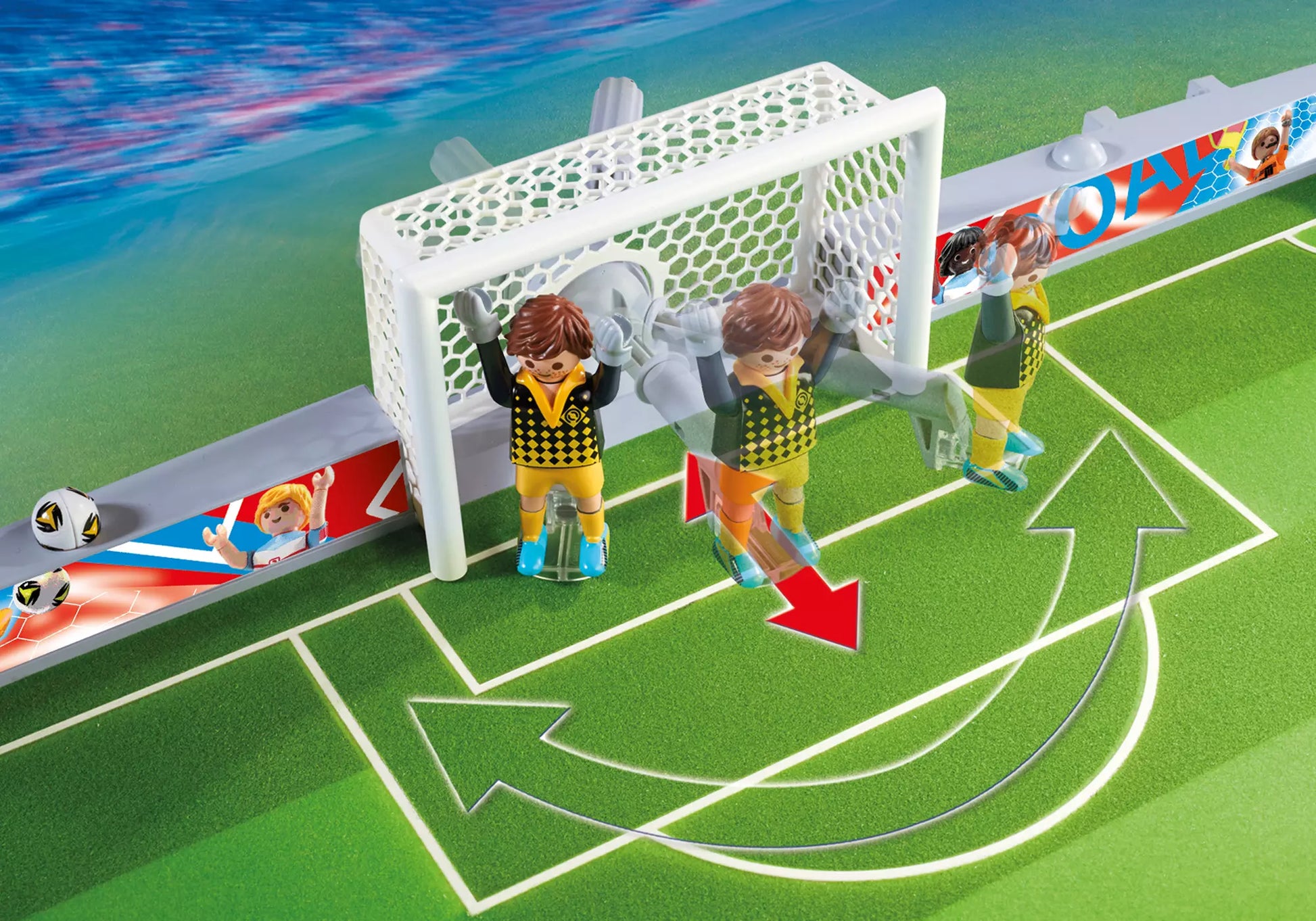 Playmobil 6857 Sports & Action Große Fußballarena zum Mitnehmen - plegobil