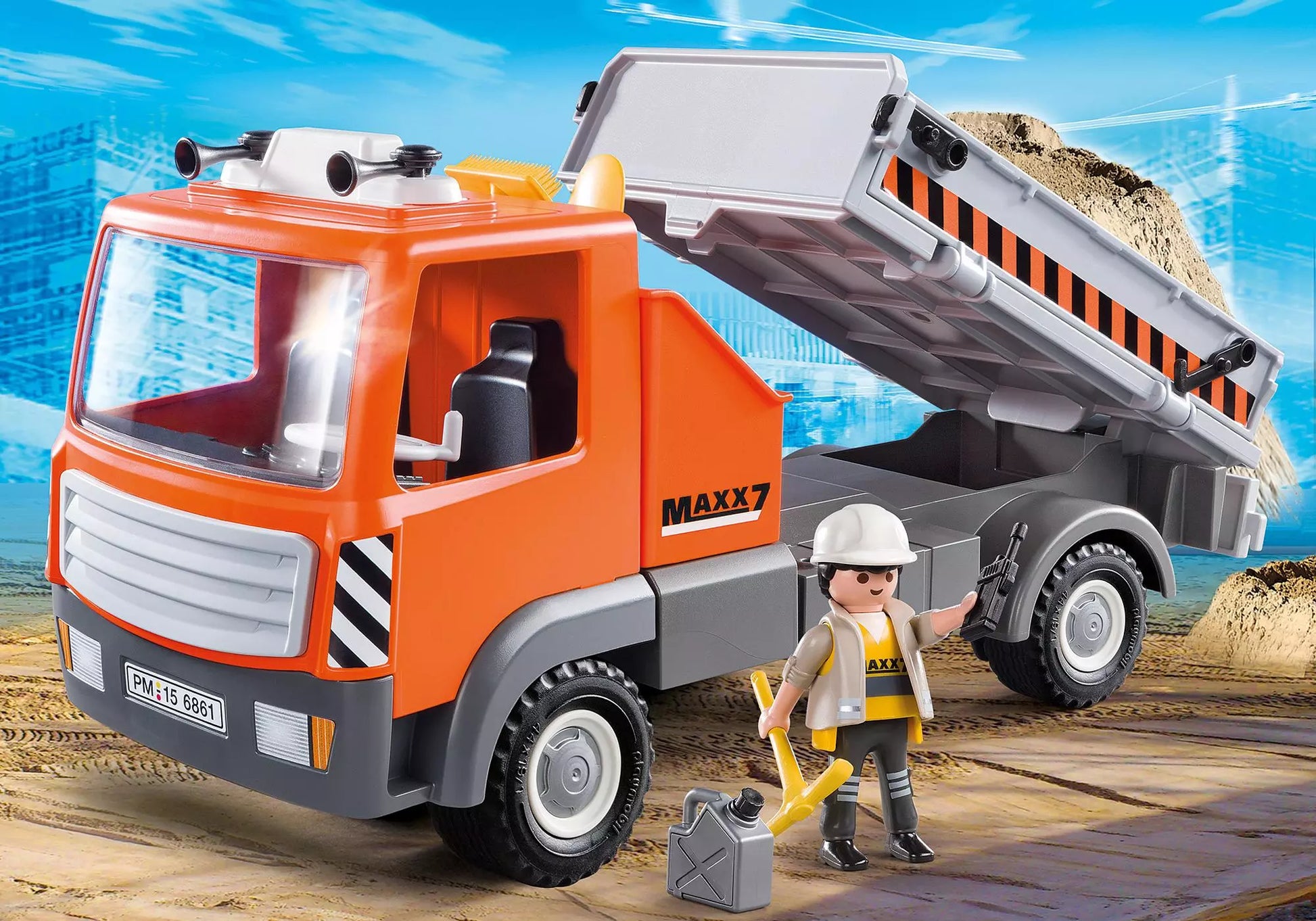 Playmobil 6861 City Action Baustellen LKW - plegobil