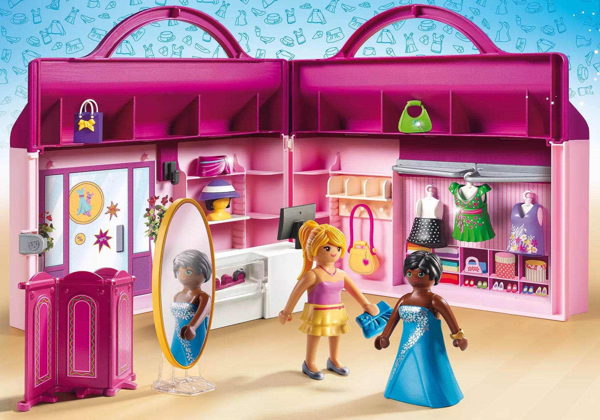 Playmobil 6862 Fashion Girls Mitnehm Modeboutique - plegobil
