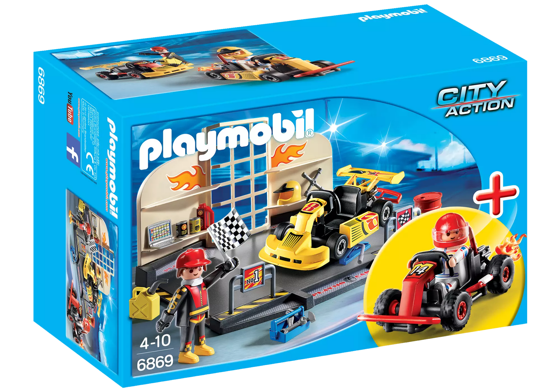 Playmobil 6869 City Action Gokart-Werkstatt - plegobil