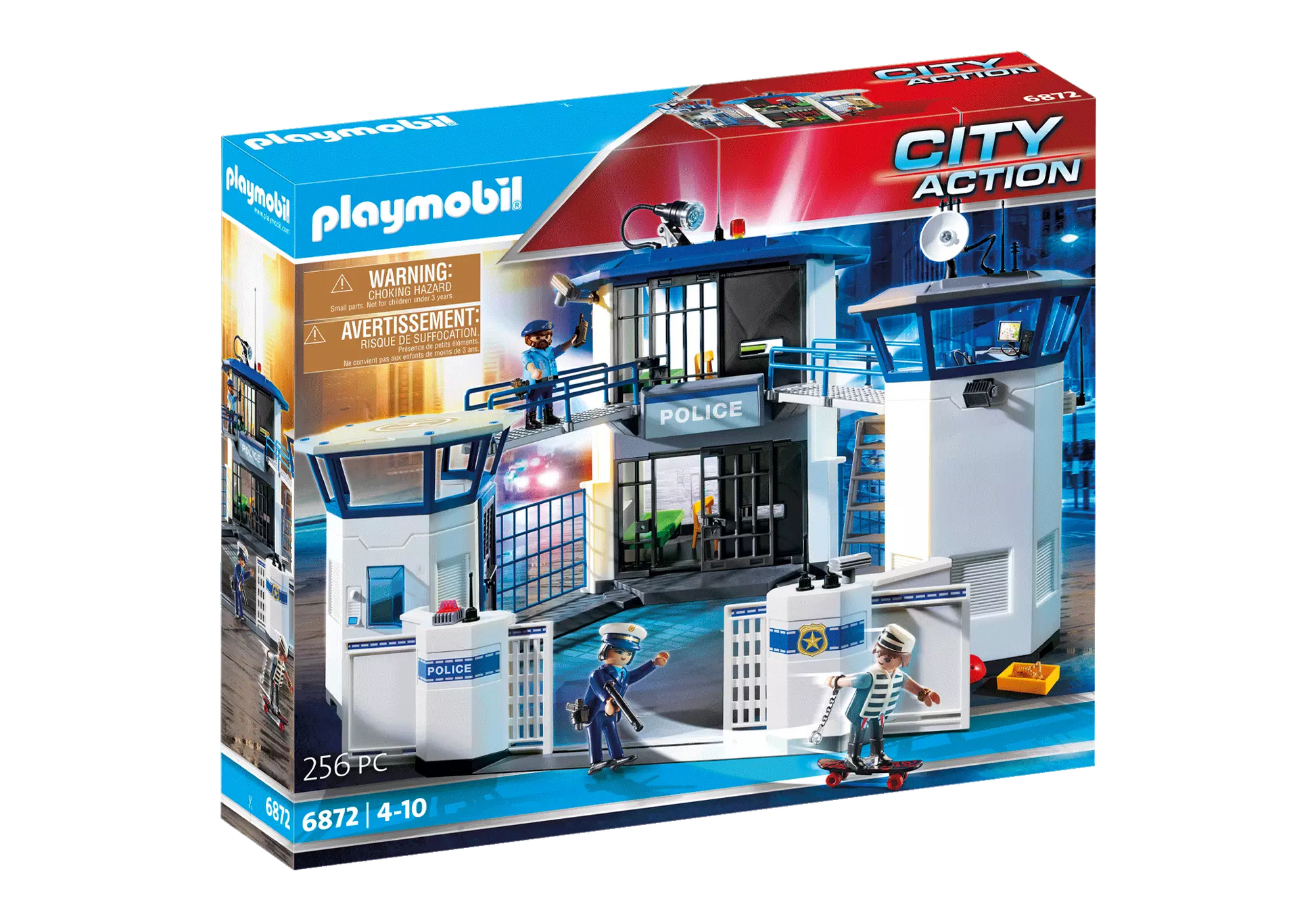 Playmobil 6872 City Action Polizei-Kommandozentrale mit Gefängnis - plegobil