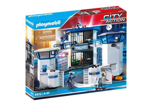 Playmobil 6872 City Action Polizei-Kommandozentrale mit Gefängnis - plegobil