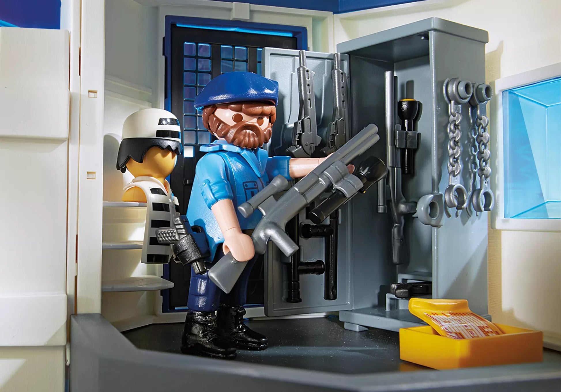 Playmobil 6872 City Action Polizei-Kommandozentrale mit Gefängnis - plegobil