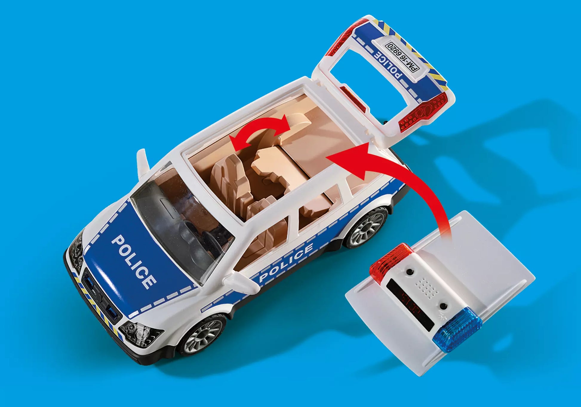 Playmobil 6873 City Action Polizei-Einsatzwagen - plegobil