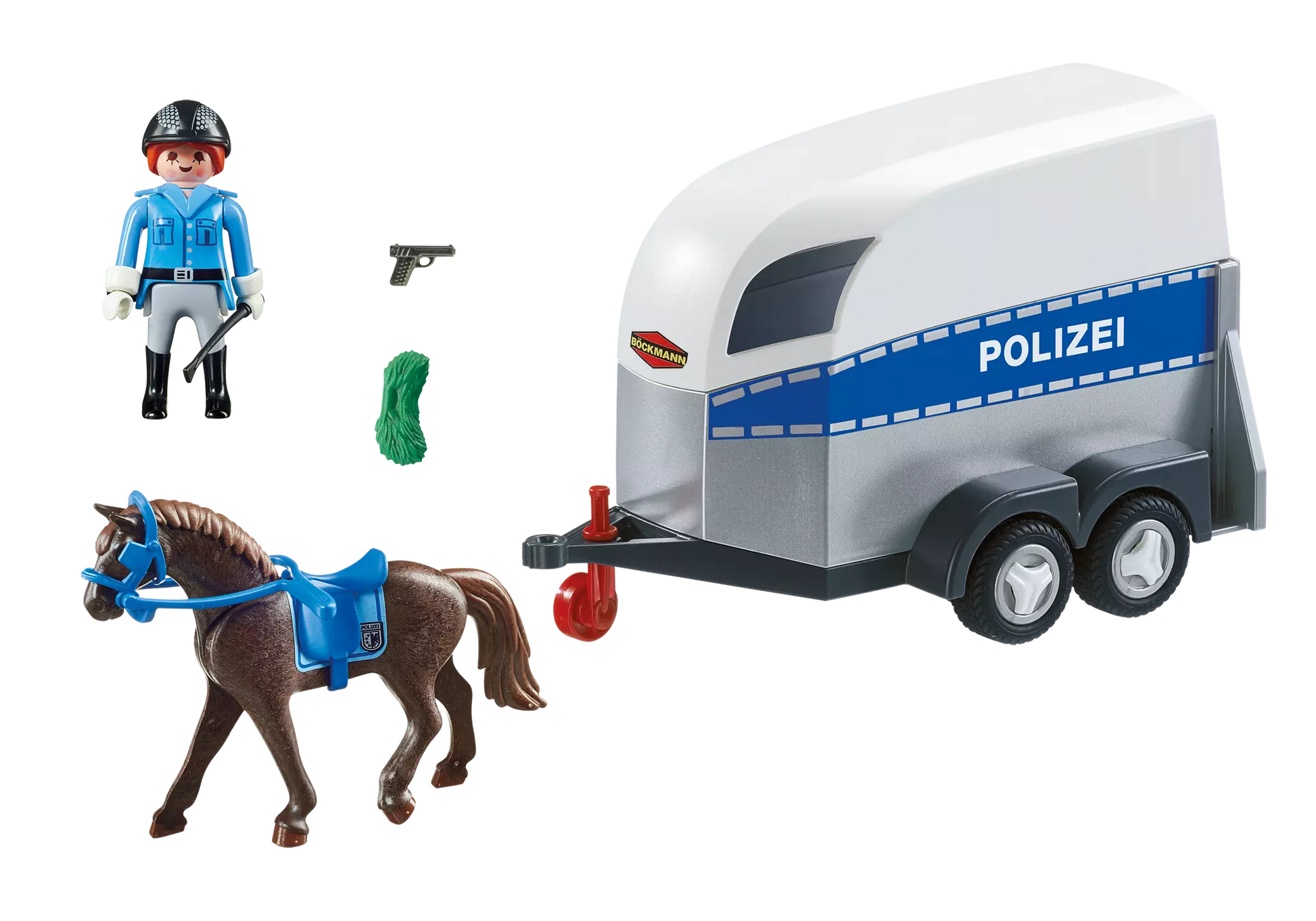 Playmobil 6875 City Action Berittene Polizei mit Anhänger - plegobil