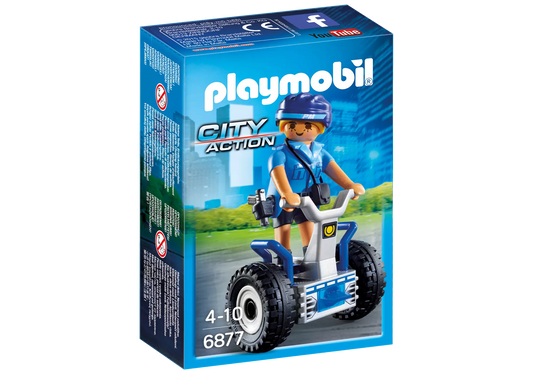 Playmobil 6877 City Action Polizistin mit Balance-Racer - plegobil