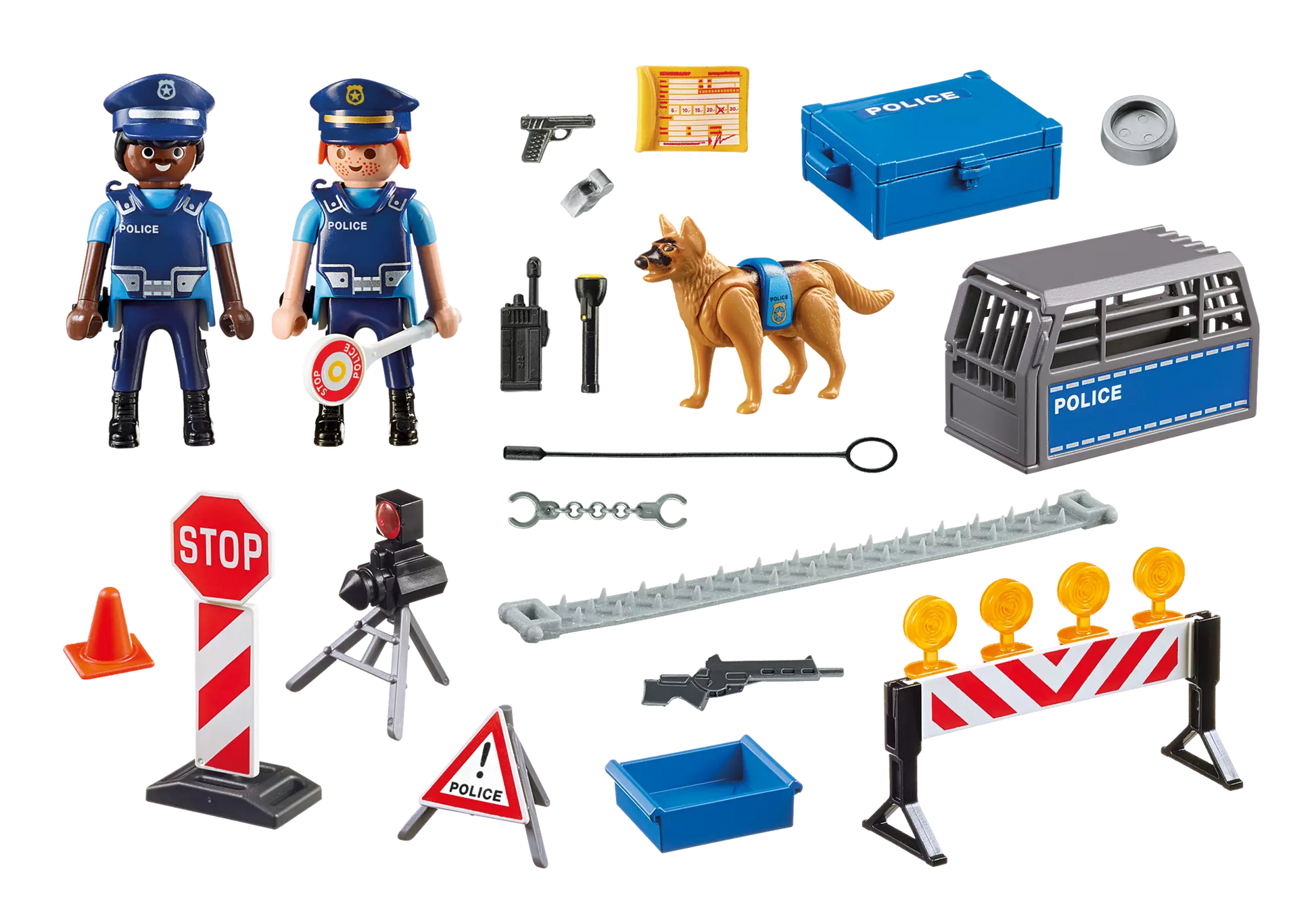 Playmobil 6878 City Action Polizei-Straßensperre - plegobil