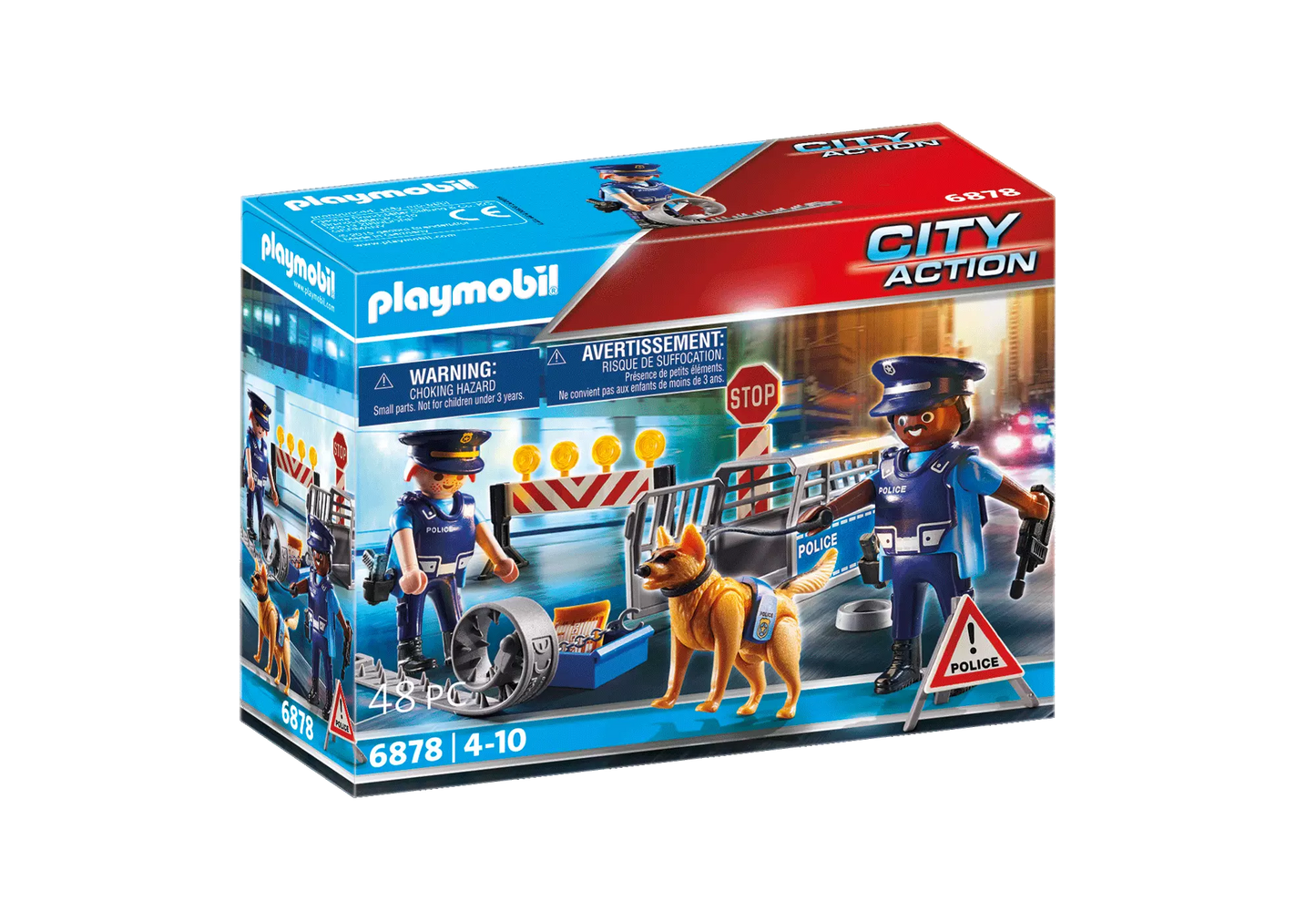 Playmobil 6878 City Action Polizei-Straßensperre - plegobil