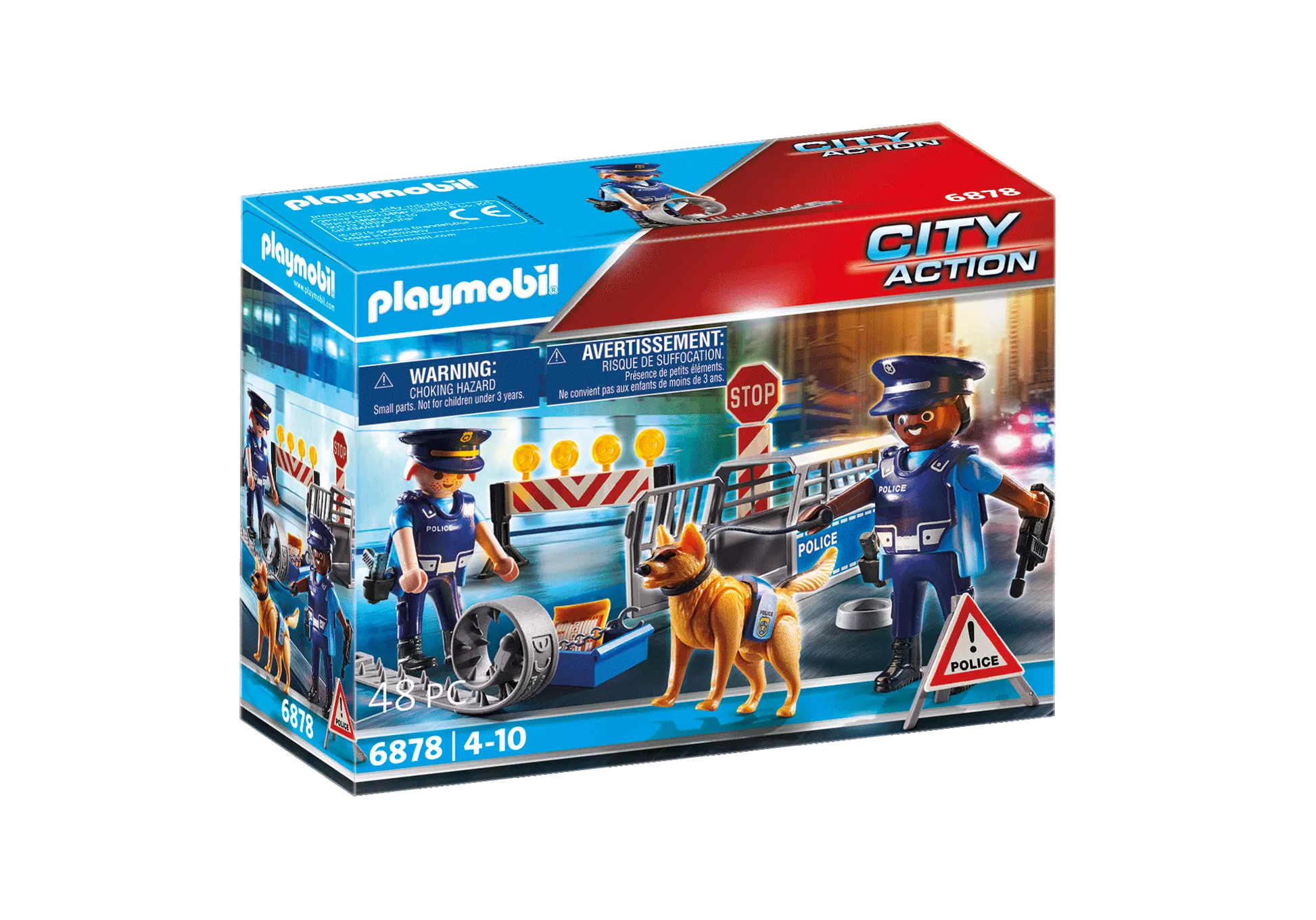 Playmobil 6878 City Action Polizei-Straßensperre - plegobil