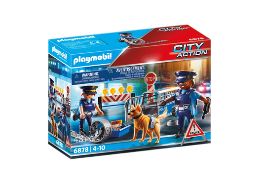Playmobil 6878 City Action Polizei-Straßensperre - plegobil