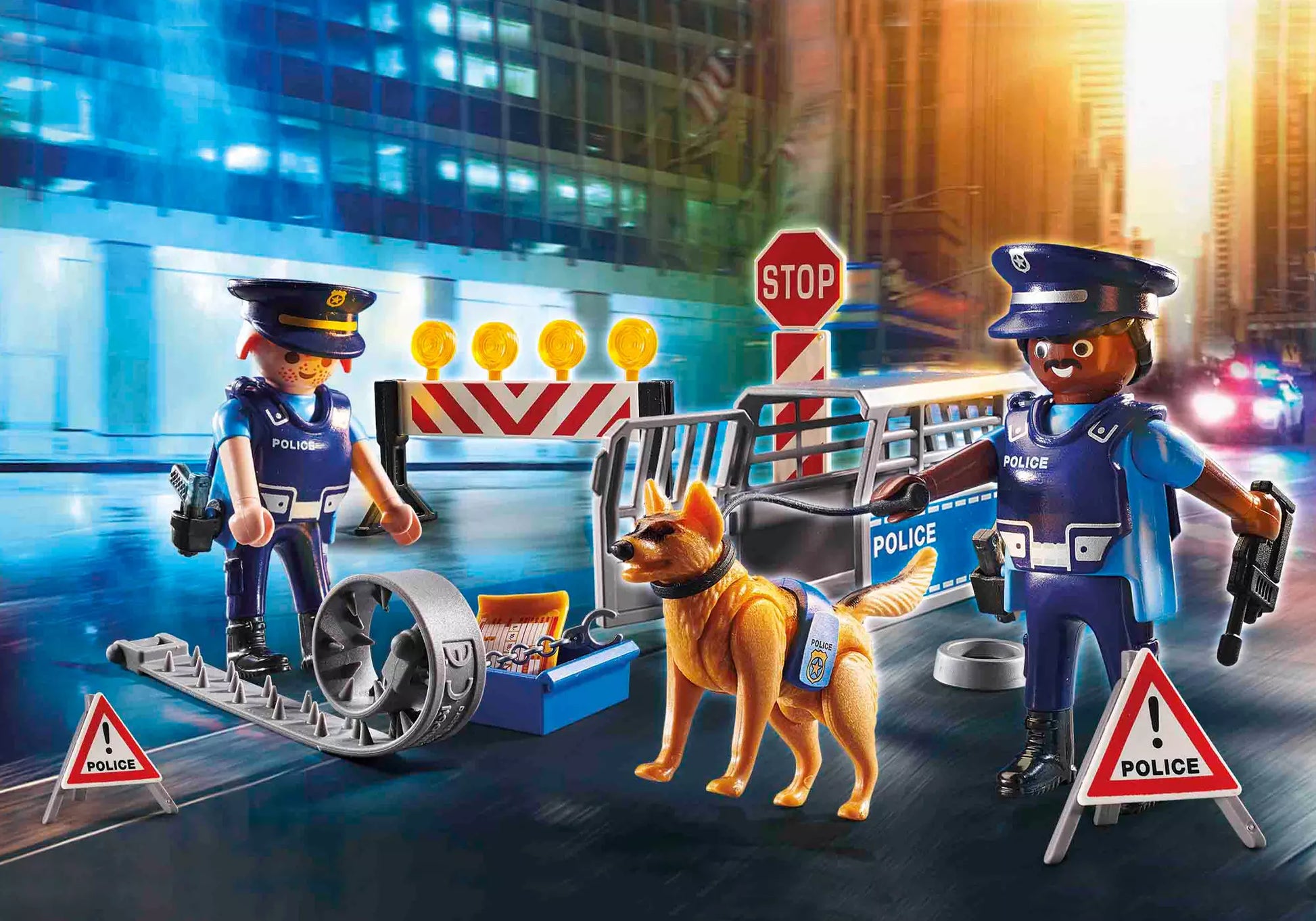 Playmobil 6878 City Action Polizei-Straßensperre - plegobil