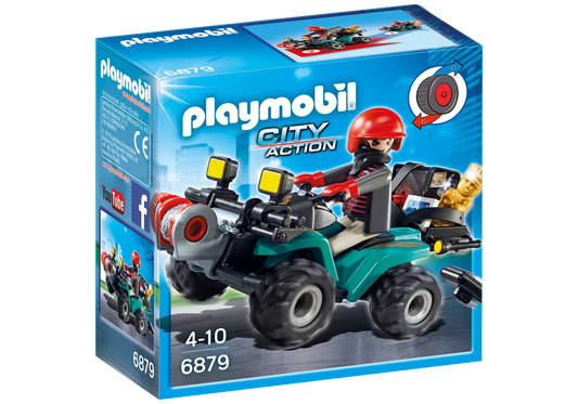 Playmobil 6879 City Action Ganoven-Quad mit Seilwinde - plegobil