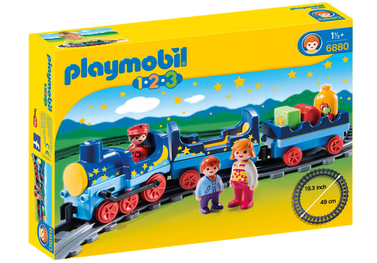 Playmobil 6880 1-2-3 Sternchenbahn mit Schienenkreis - plegobil