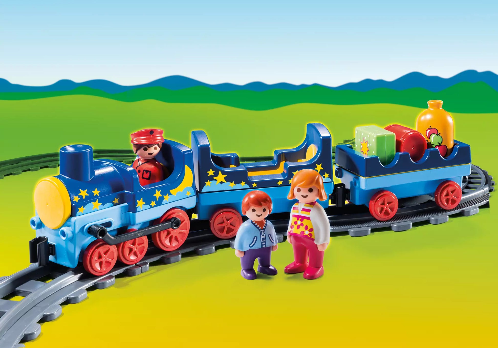 Playmobil 6880 1-2-3 Sternchenbahn mit Schienenkreis - plegobil
