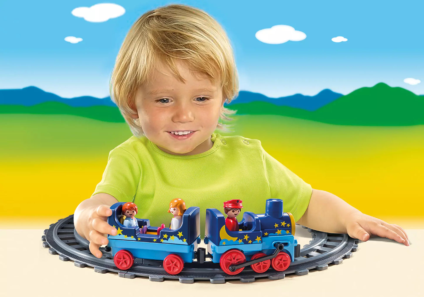 Playmobil 6880 1-2-3 Sternchenbahn mit Schienenkreis - plegobil