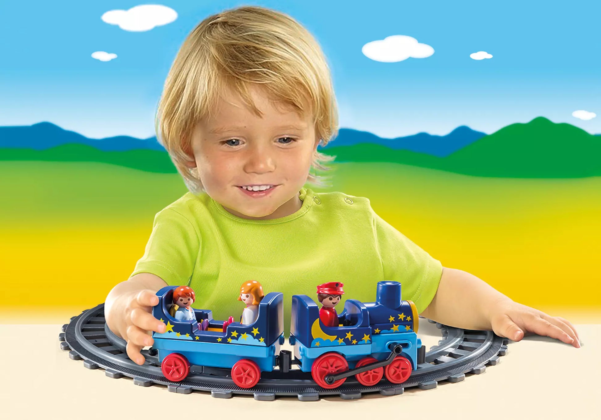 Playmobil 6880 1-2-3 Sternchenbahn mit Schienenkreis - plegobil