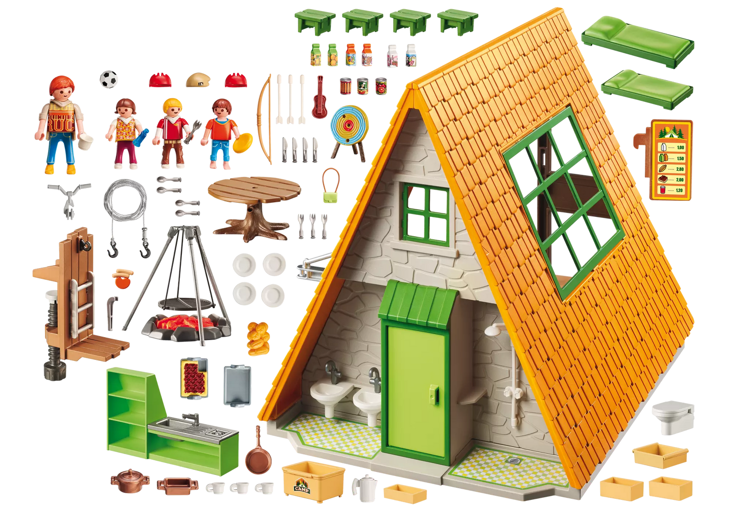 Playmobil 6887 Family Fun Großes Feriencamp - plegobil