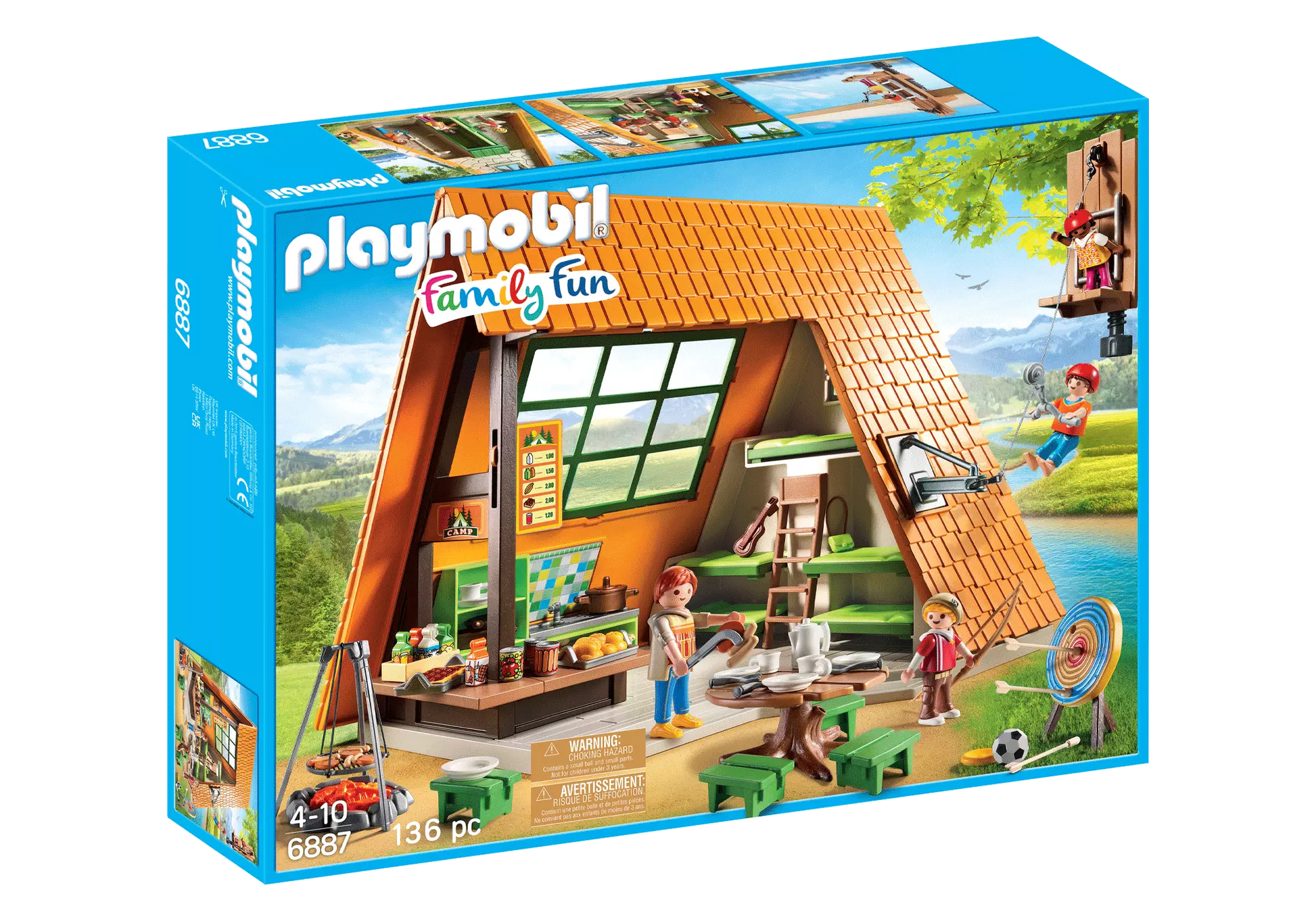 Playmobil 6887 Family Fun Großes Feriencamp - plegobil