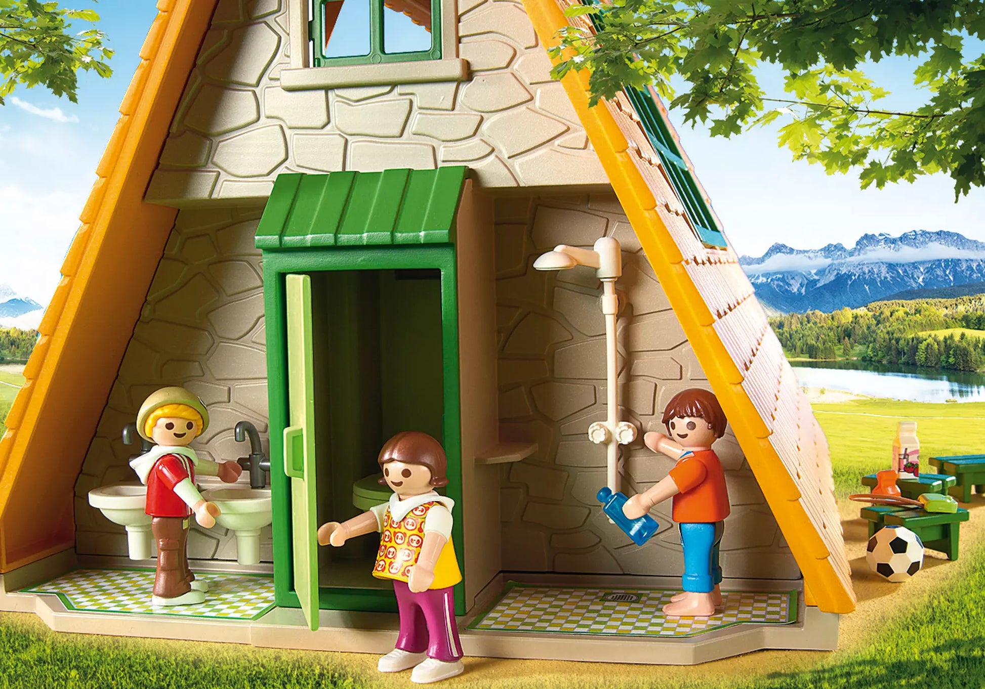Playmobil 6887 Family Fun Großes Feriencamp - plegobil