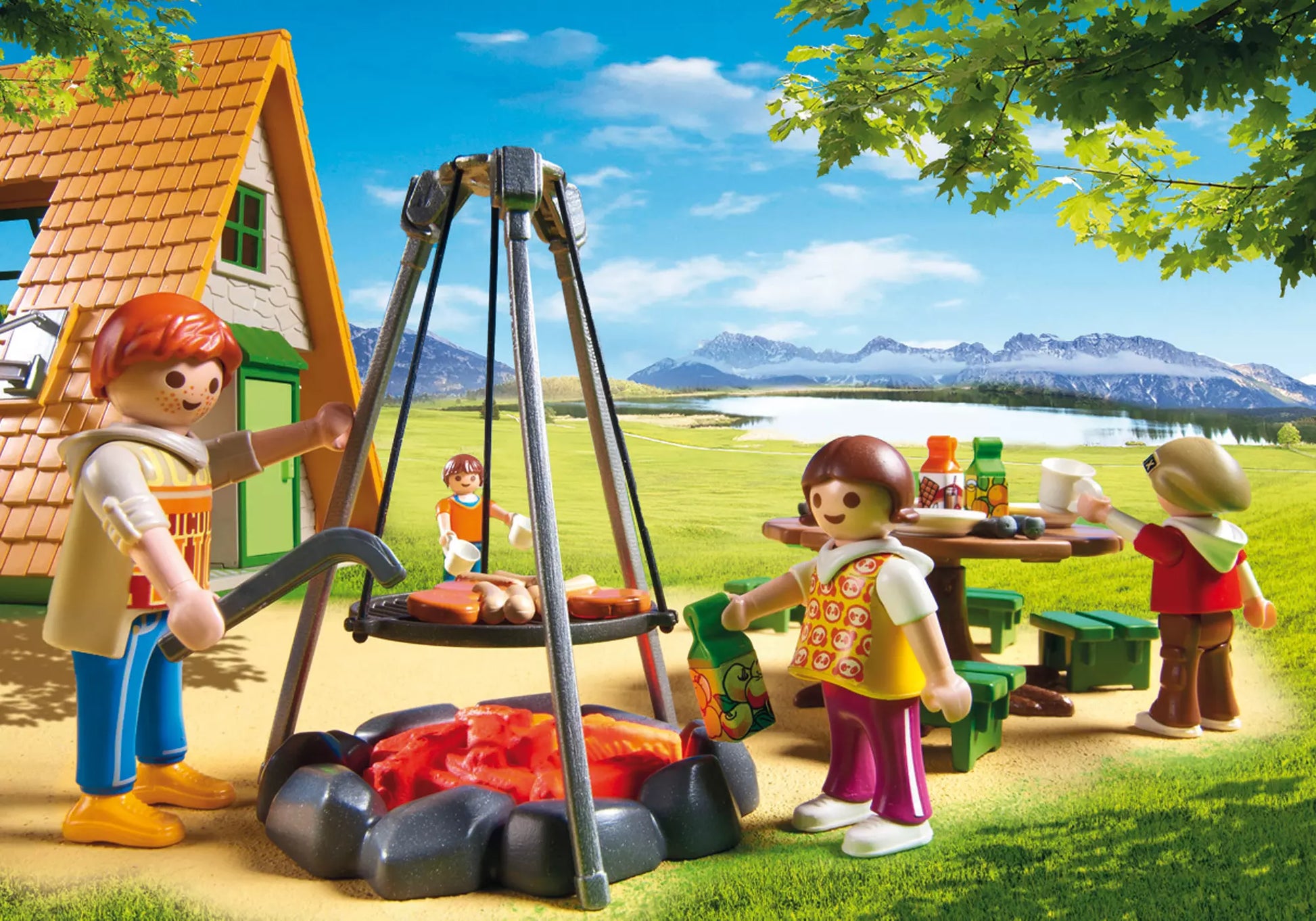 Playmobil 6887 Family Fun Großes Feriencamp - plegobil