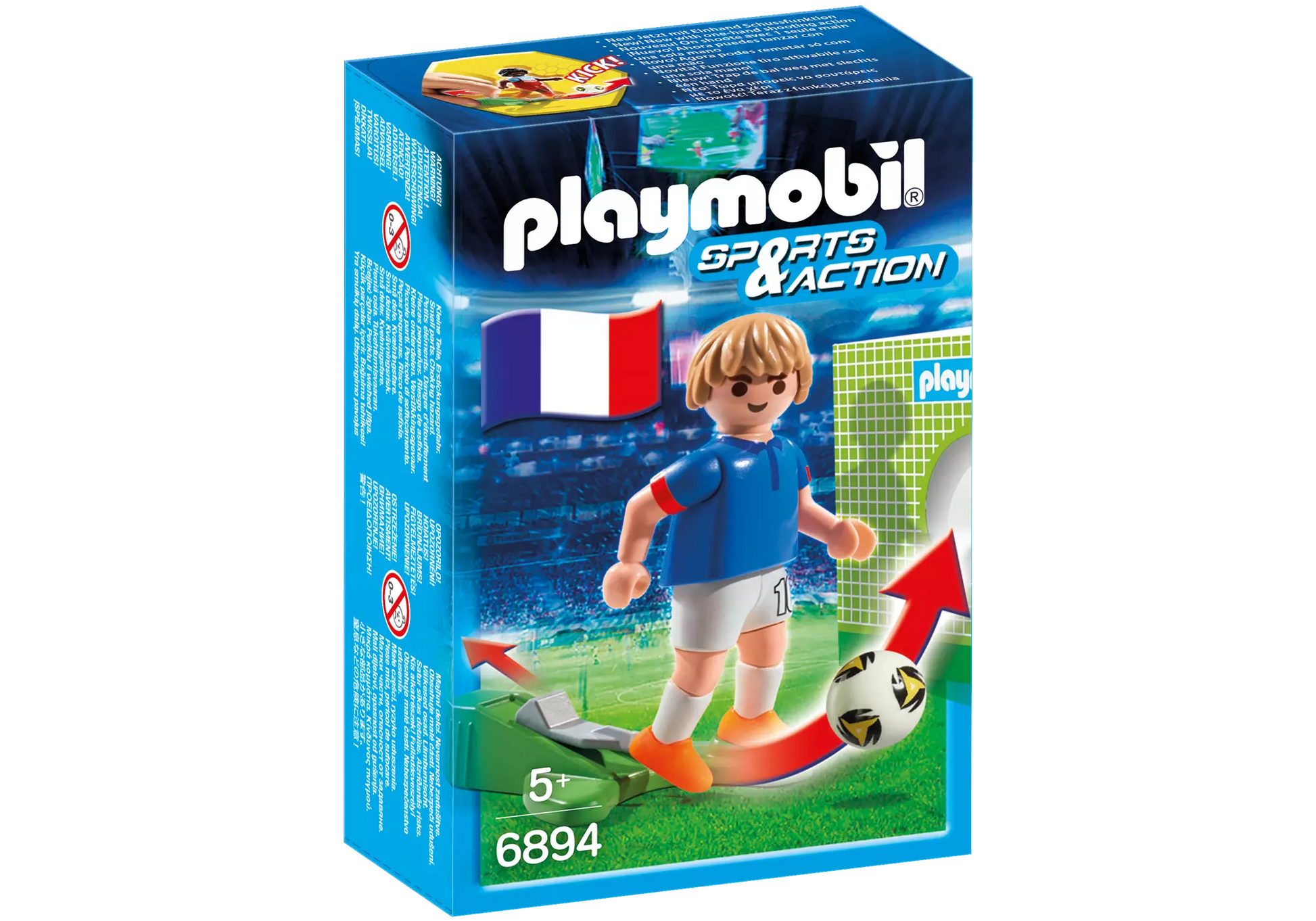 Playmobil 6894 Sports & Action Fußballspieler Frankreich - plegobil