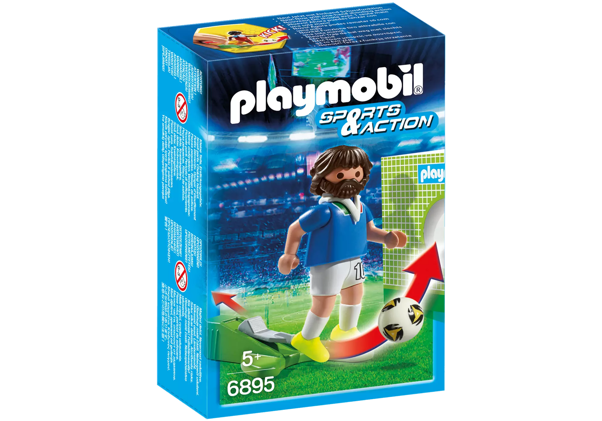 Playmobil 6895 Sports & Action Fußballspieler Italien - plegobil