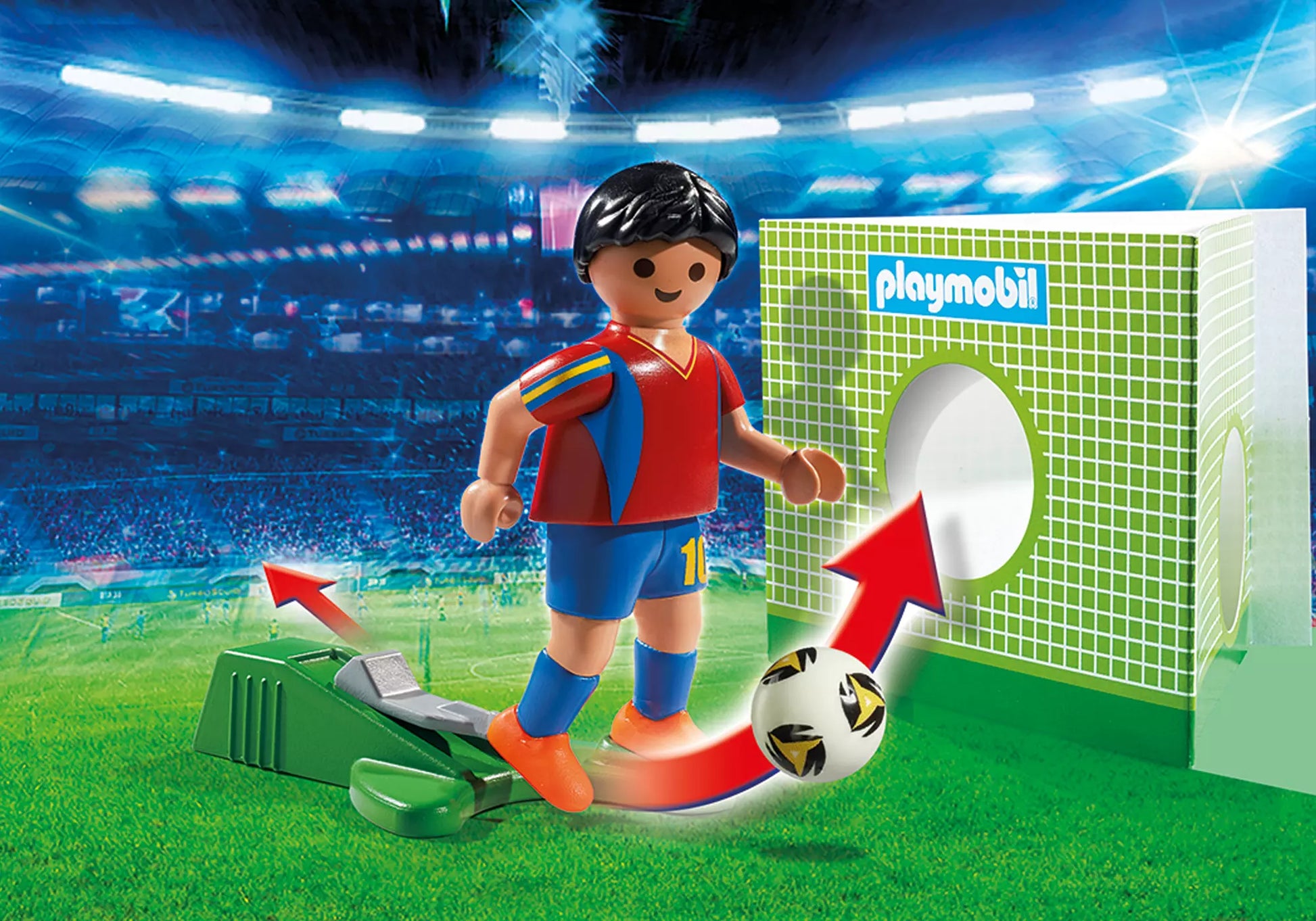 Playmobil 6896 Sports & Action Fußballspieler Spanien - plegobil