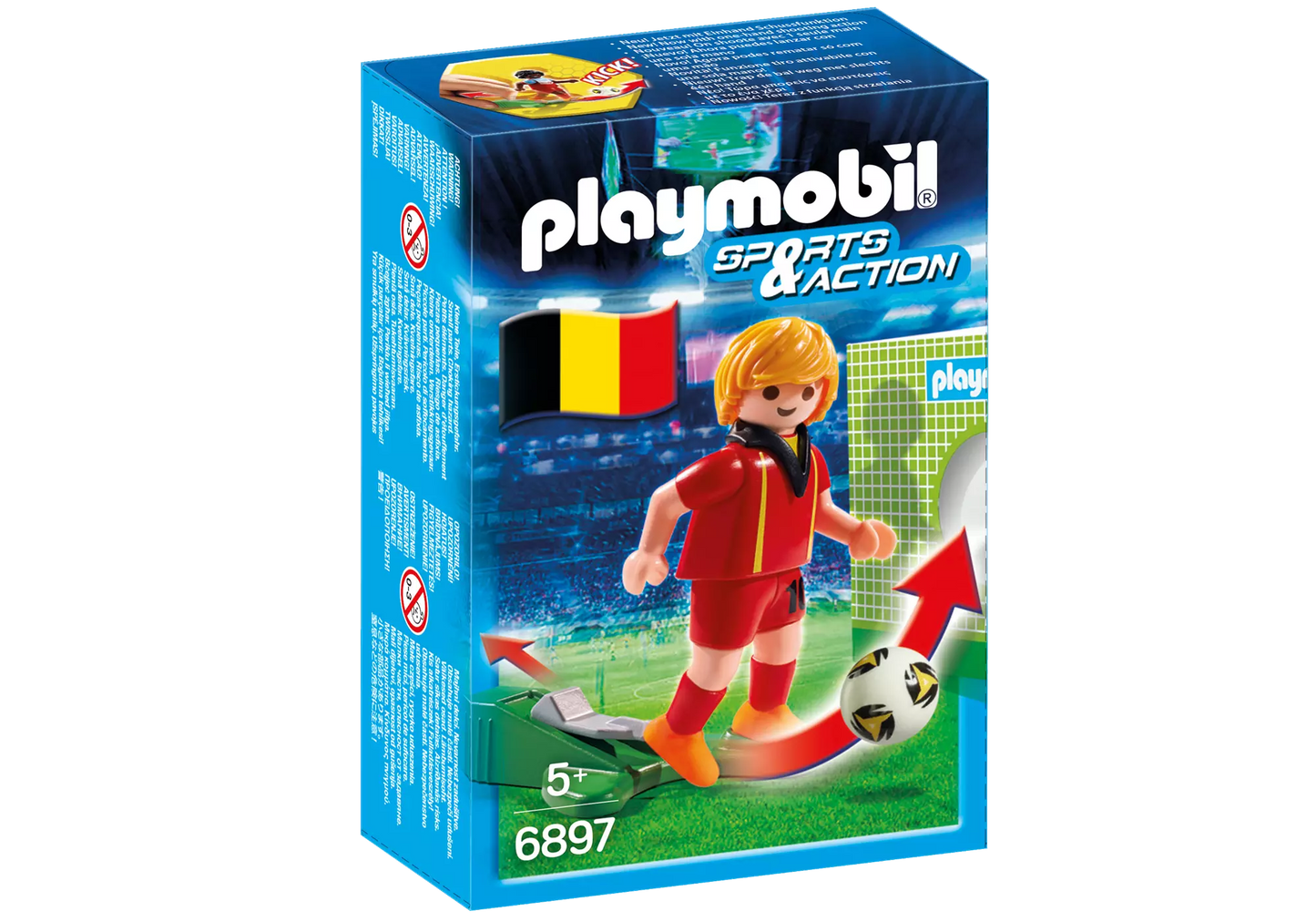 Playmobil 6897 Sports & Action Fußballspieler Belgien - plegobil