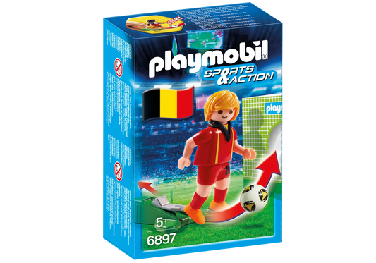 Playmobil 6897 Sports & Action Fußballspieler Belgien - plegobil