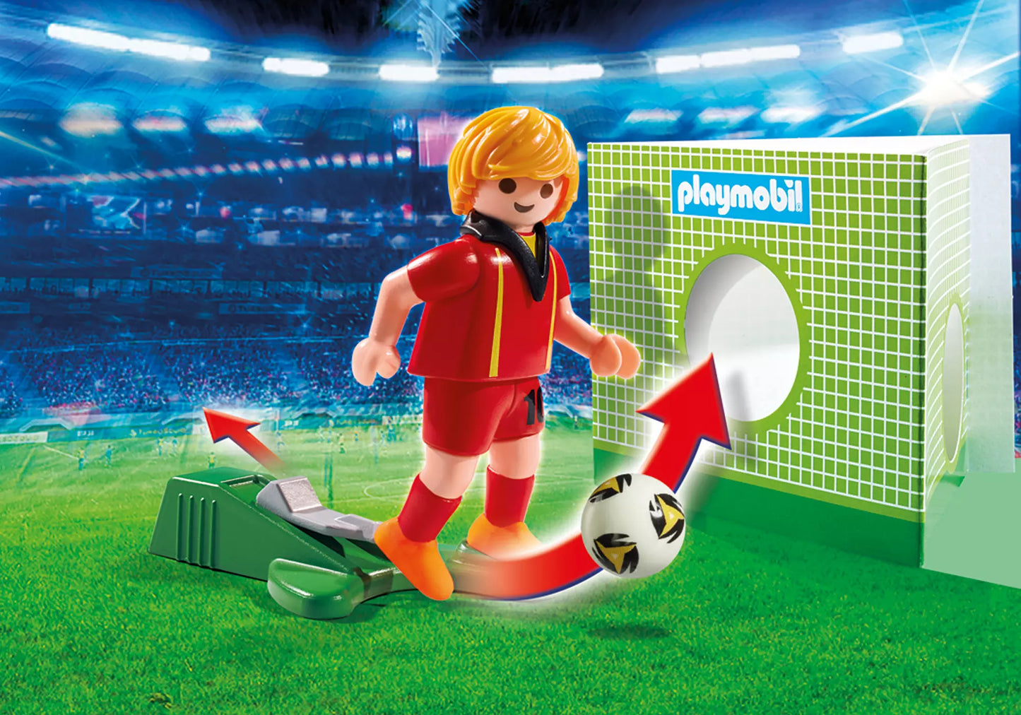 Playmobil 6897 Sports & Action Fußballspieler Belgien - plegobil