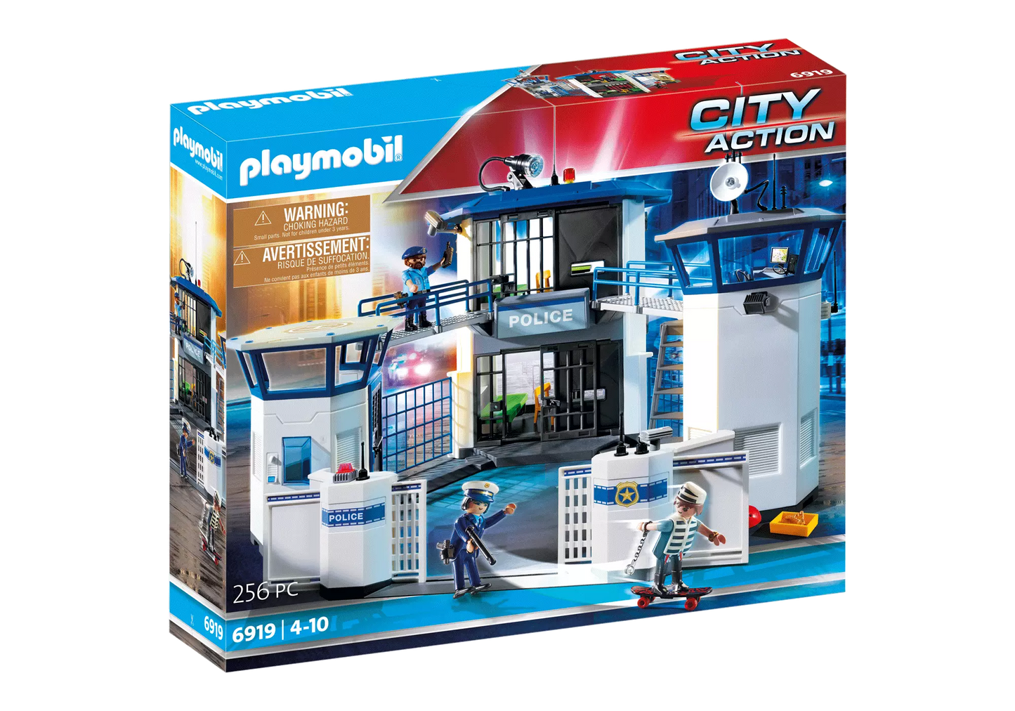 Playmobil 6919 City Action Polizei-Kommandozentrale mit Gefängnis - plegobil