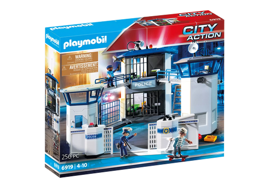Playmobil 6919 City Action Polizei-Kommandozentrale mit Gefängnis - plegobil