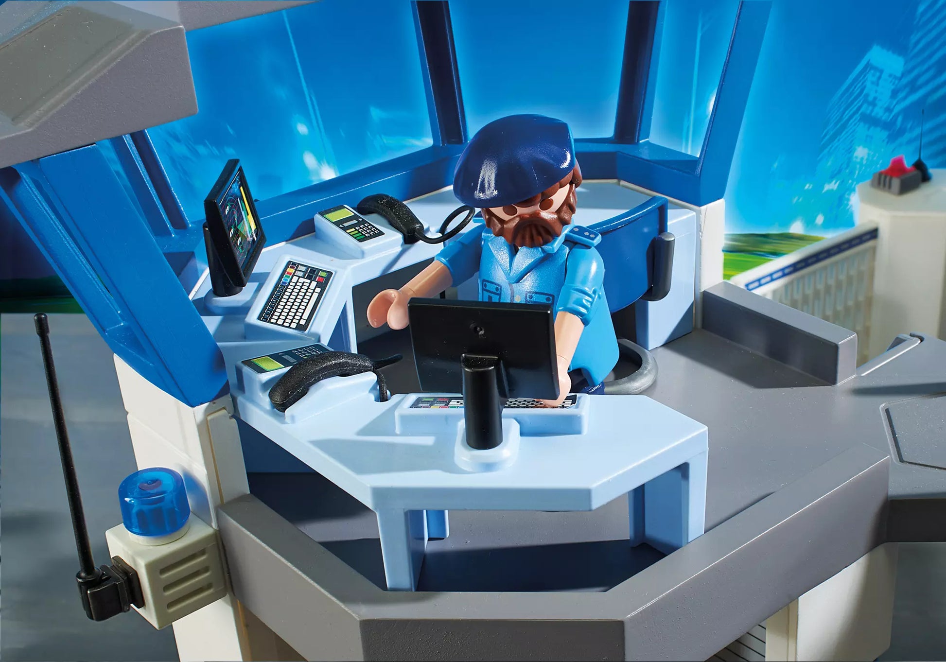 Playmobil 6919 City Action Polizei-Kommandozentrale mit Gefängnis - plegobil