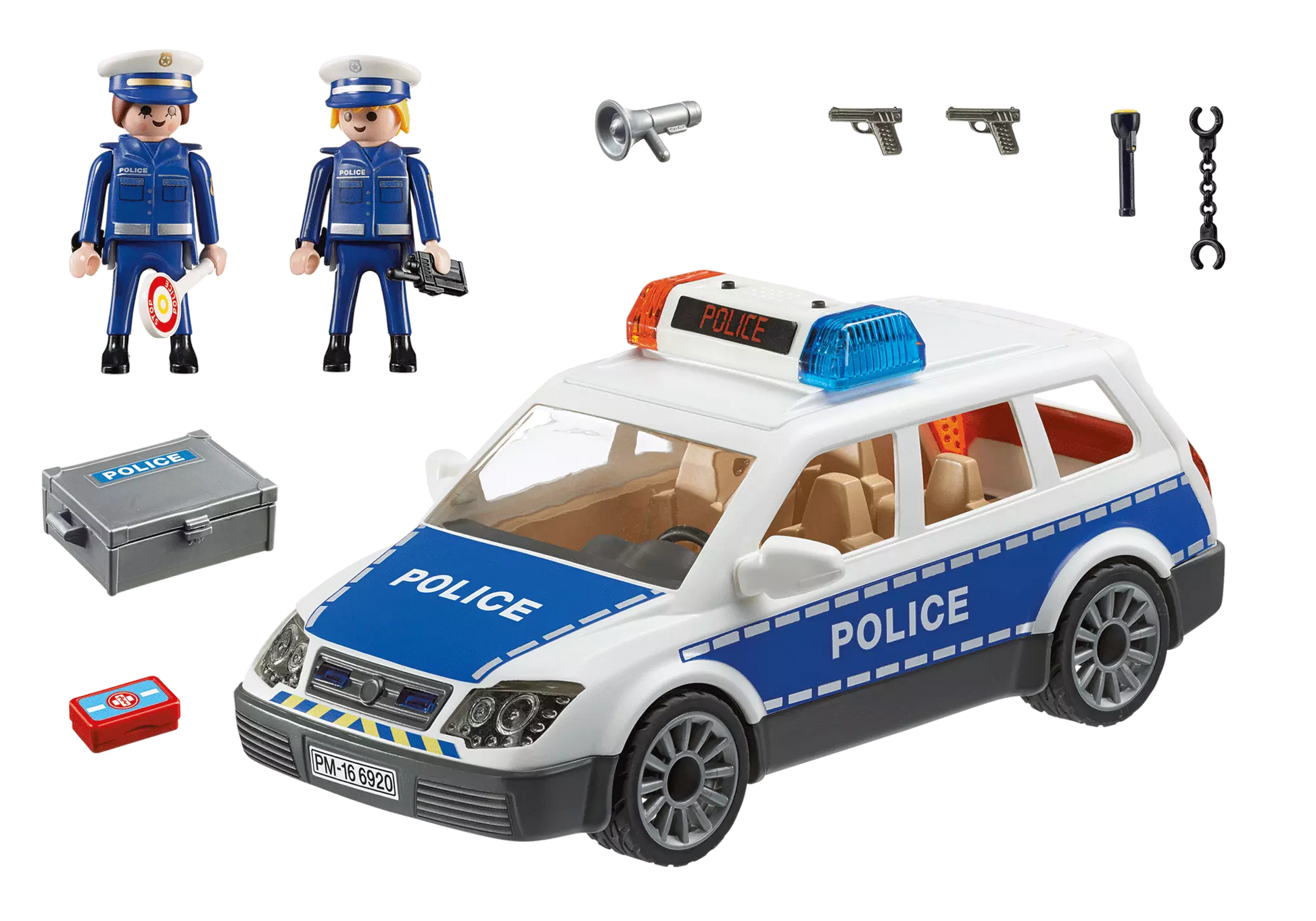 Playmobil 6920 City Action Polizei Einsatzwagen mit Licht und Sound - plegobil