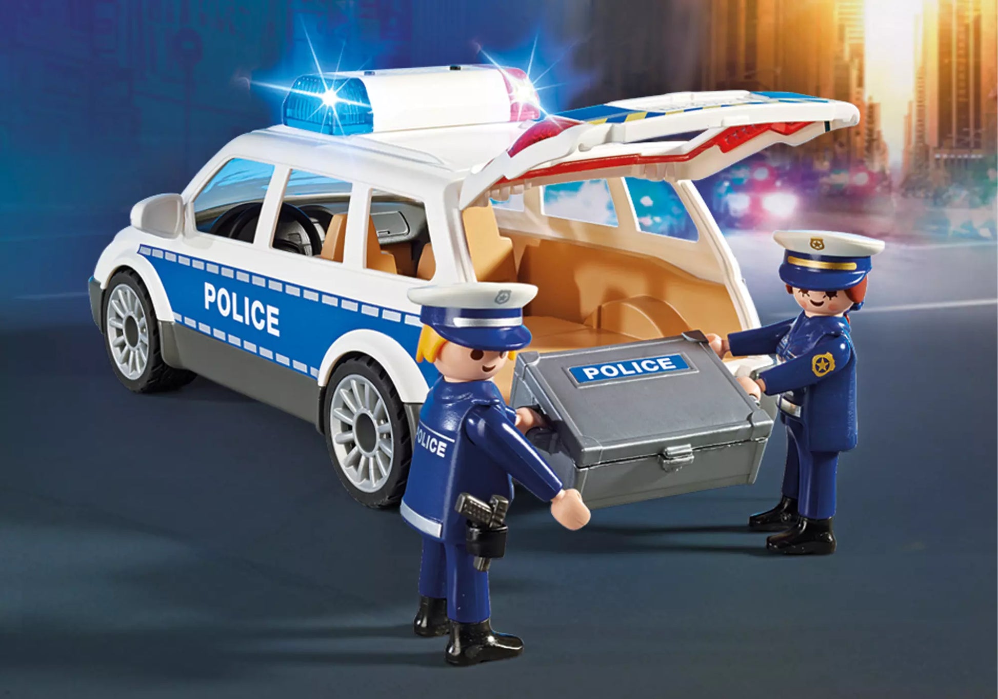 Playmobil 6920 City Action Polizei Einsatzwagen mit Licht und Sound - plegobil
