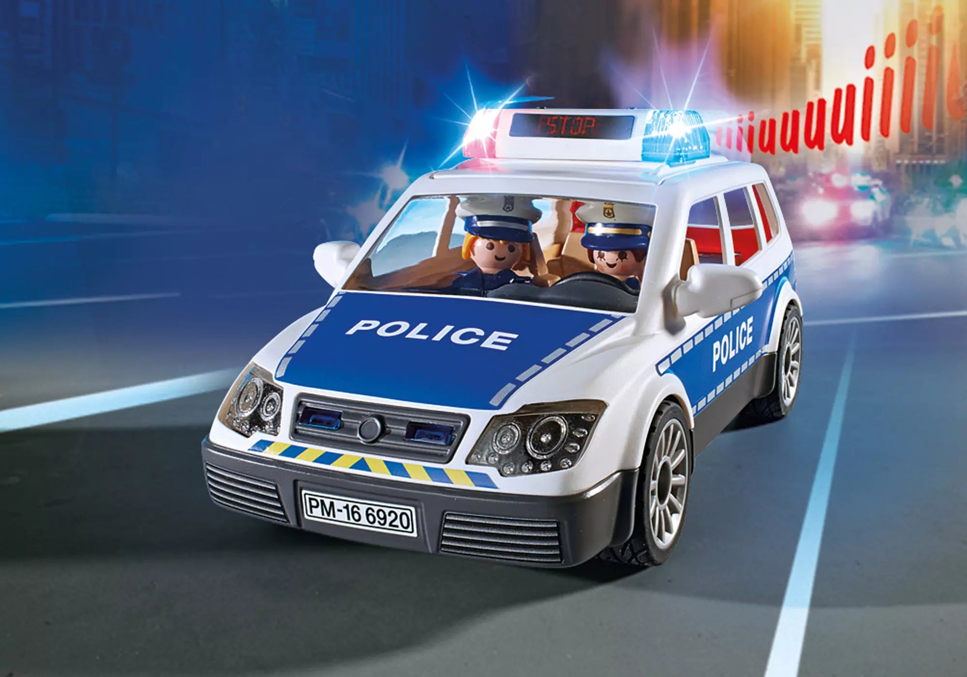 Playmobil 6920 City Action Polizei Einsatzwagen mit Licht und Sound - plegobil