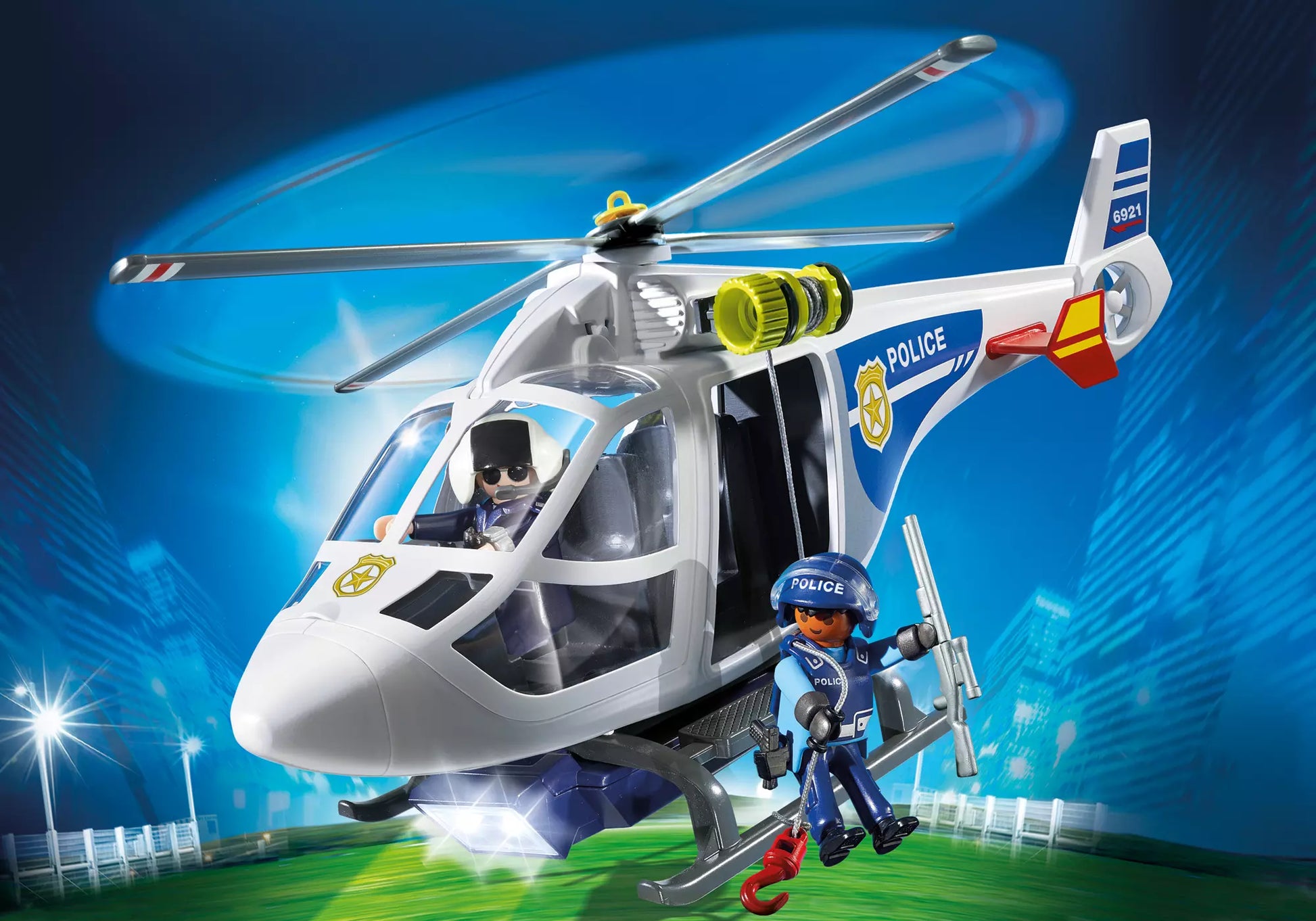 Playmobil 6921 City Action Polizeihubschrauber - plegobil
