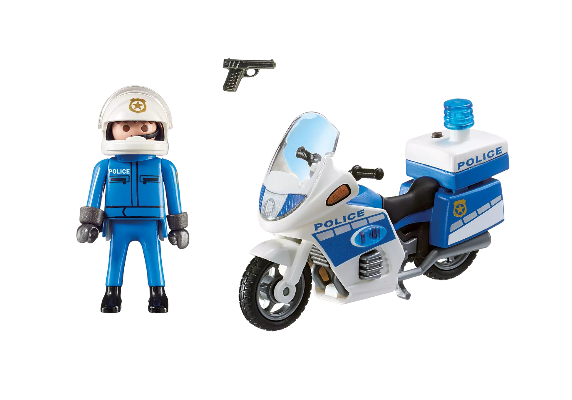 Playmobil 6923 City Action Polizeistreife mit LED Blinklicht - plegobil