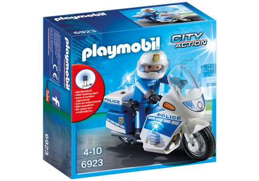Playmobil 6923 City Action Polizeistreife mit LED Blinklicht - plegobil