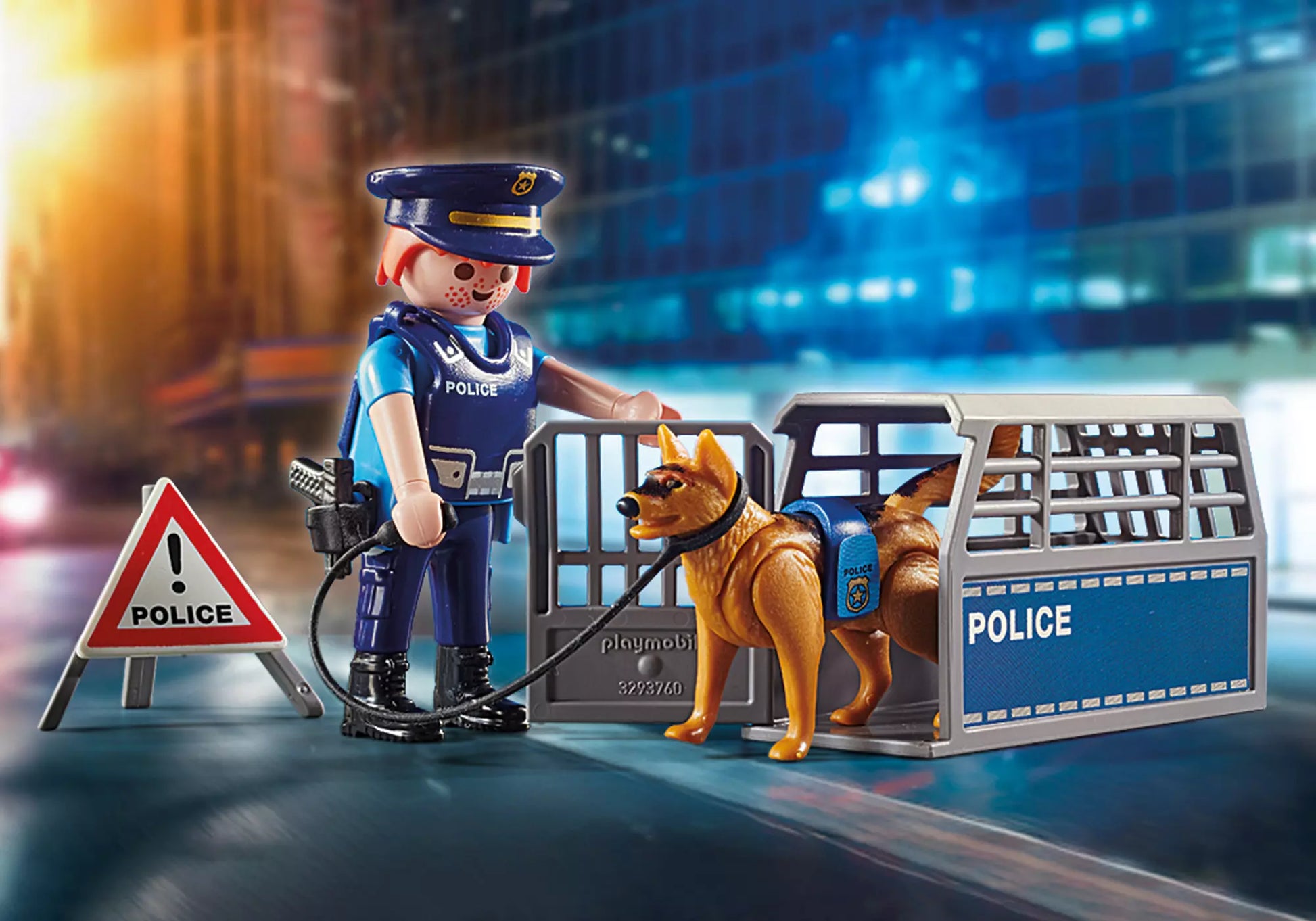 Playmobil 6924 City Action Polizei Straßensperre - plegobil