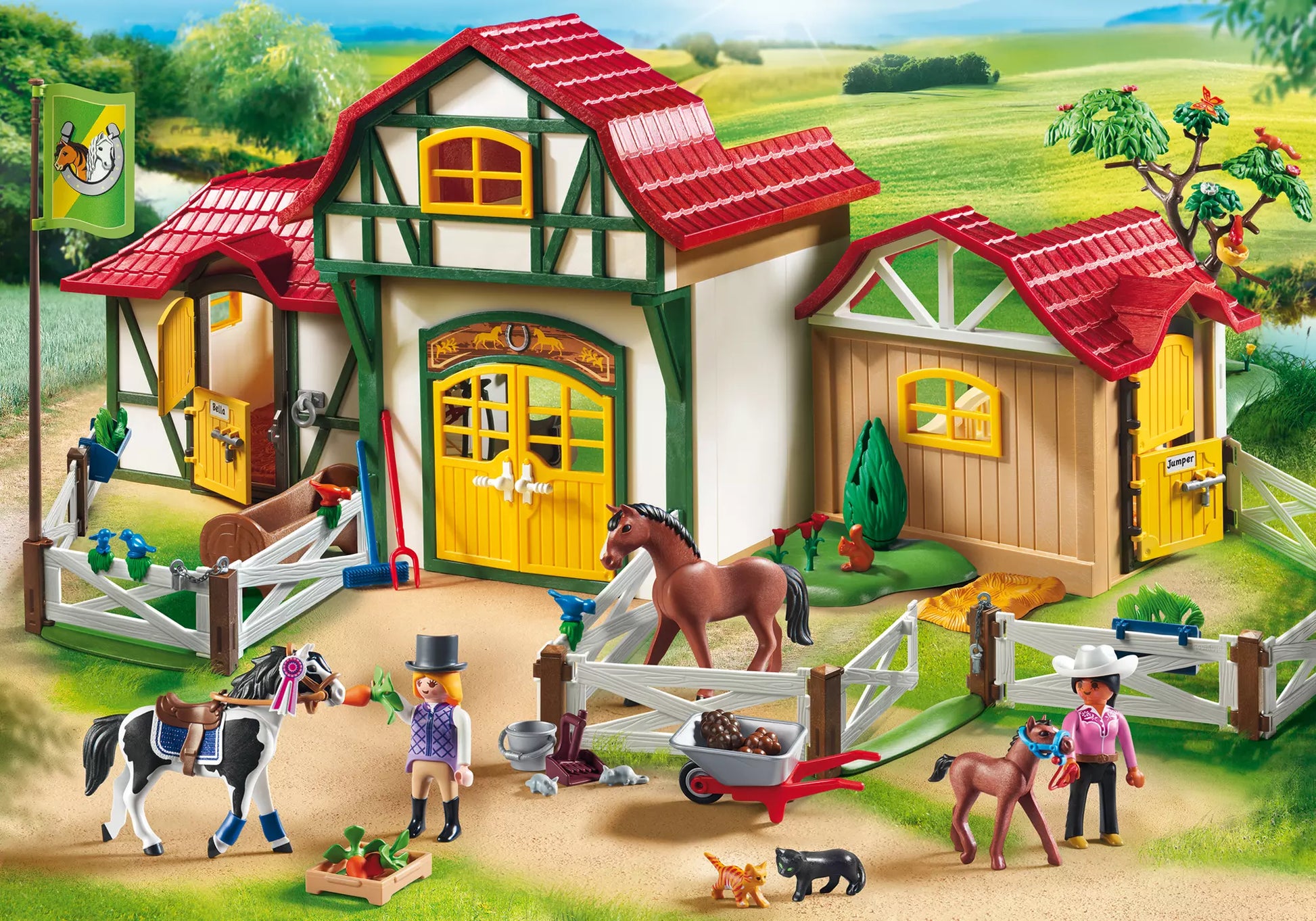 Playmobil 6926 Country Großer Reiterhof - plegobil