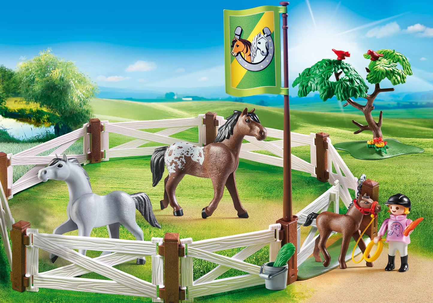 Playmobil 6931 Country Pferdekoppel - plegobil
