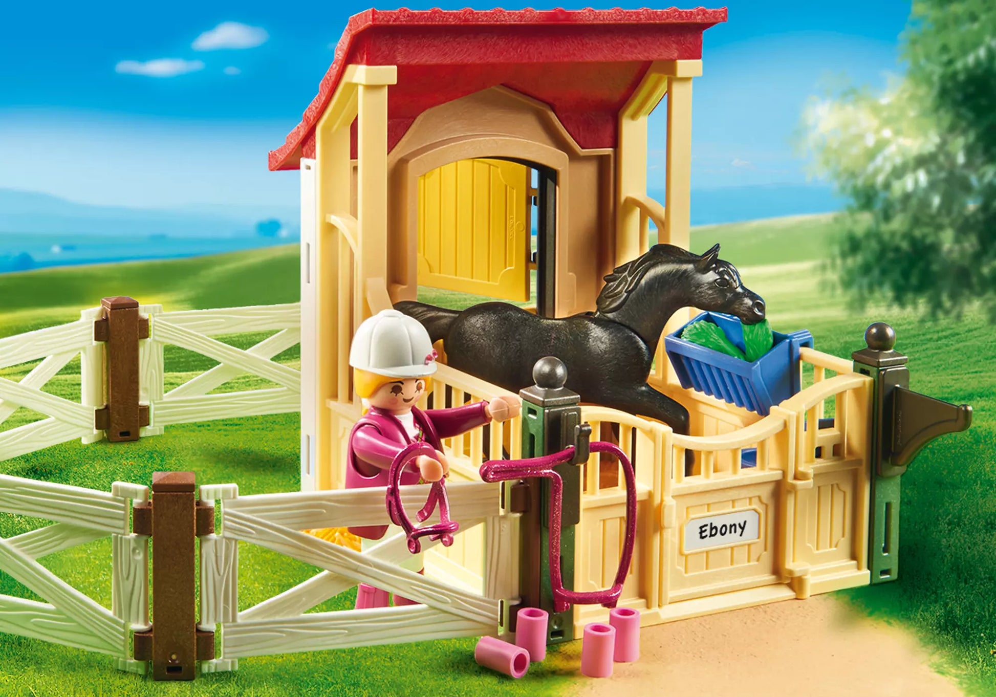Playmobil 6934 Country Pferdebox Araber - plegobil