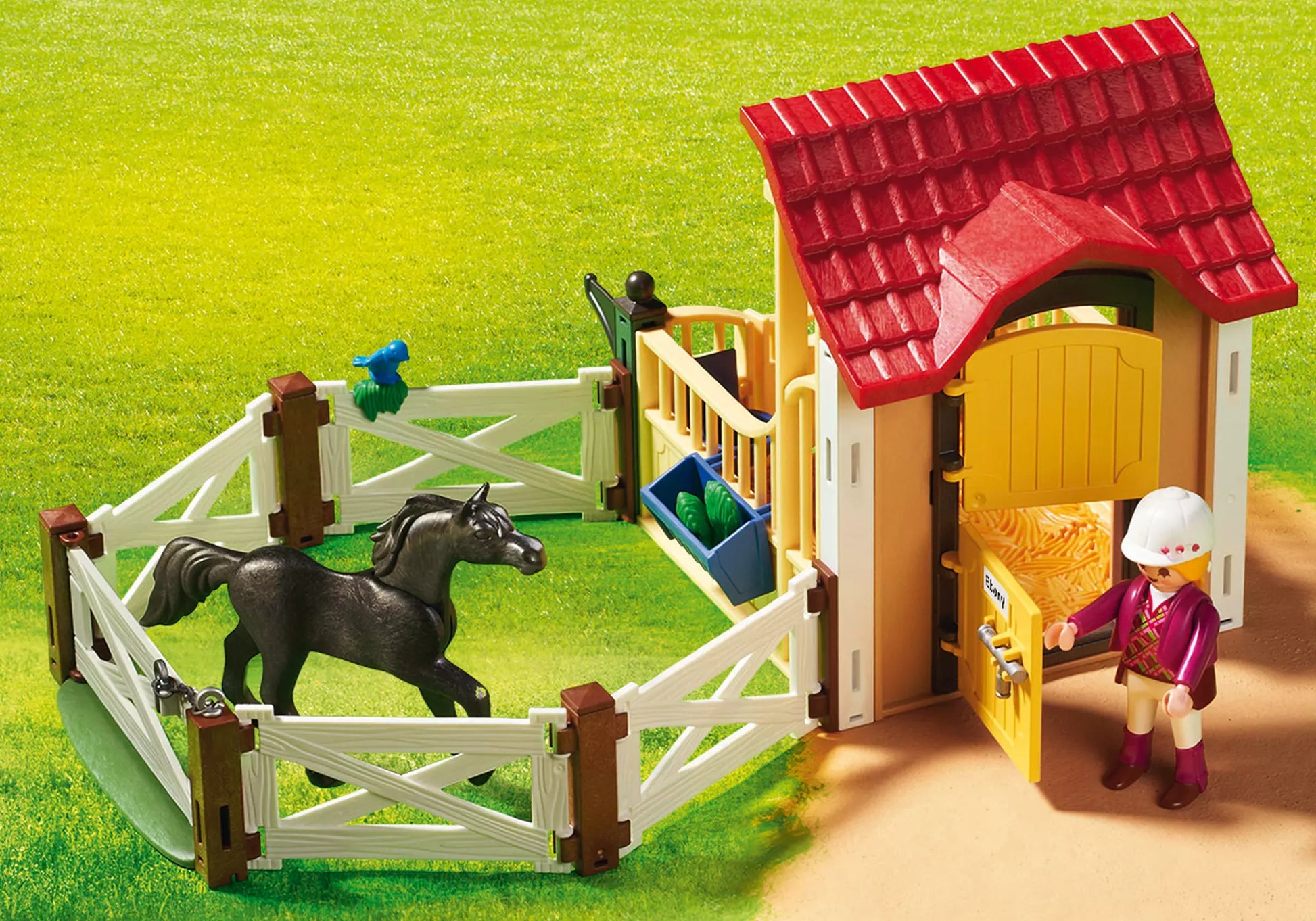 Playmobil 6934 Country Pferdebox Araber - plegobil