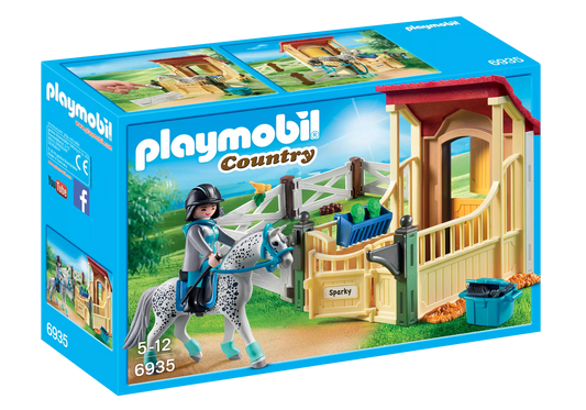 Playmobil 6935 Country Pferdebox Appaloosa - plegobil