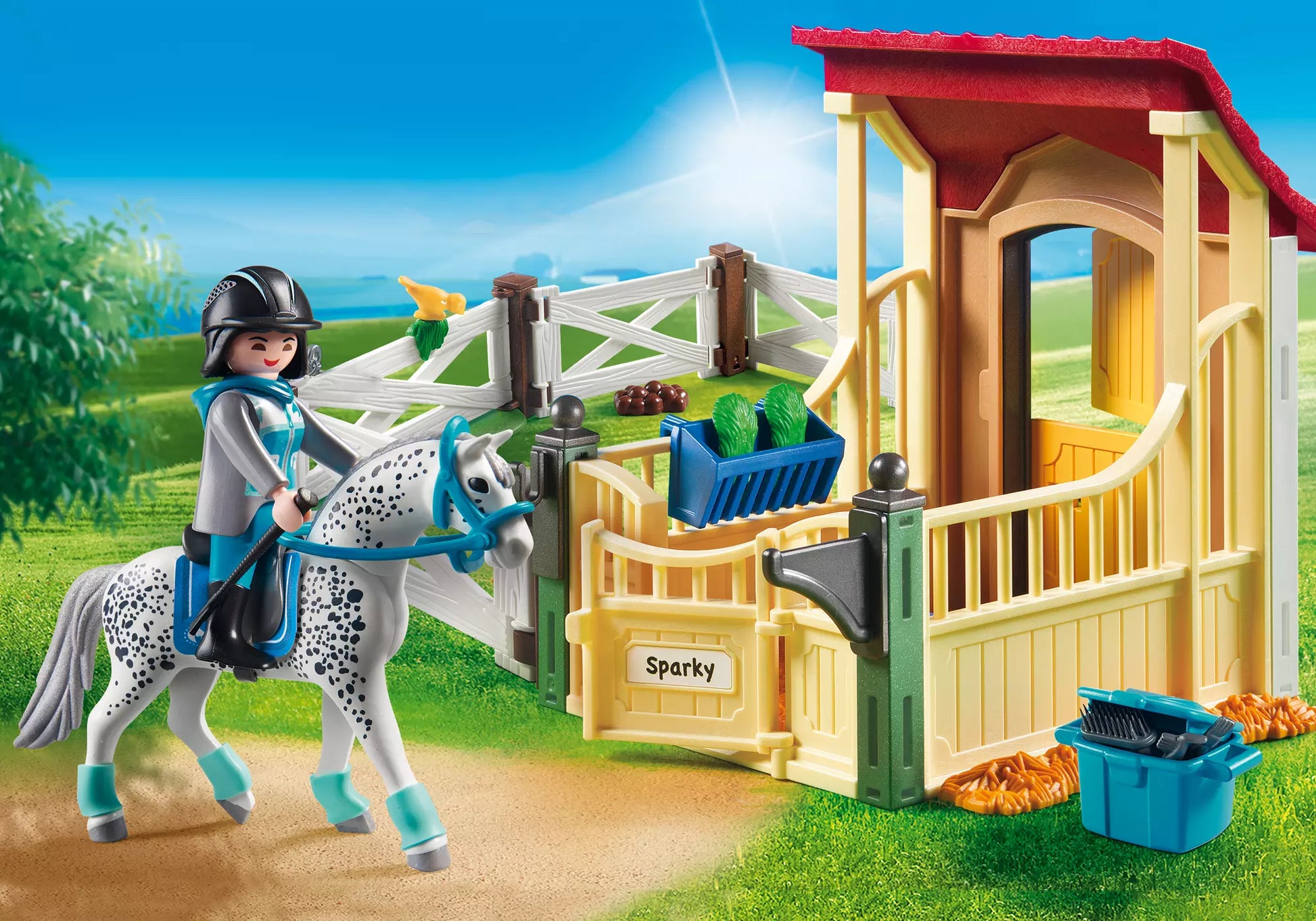 Playmobil 6935 Country Pferdebox Appaloosa - plegobil