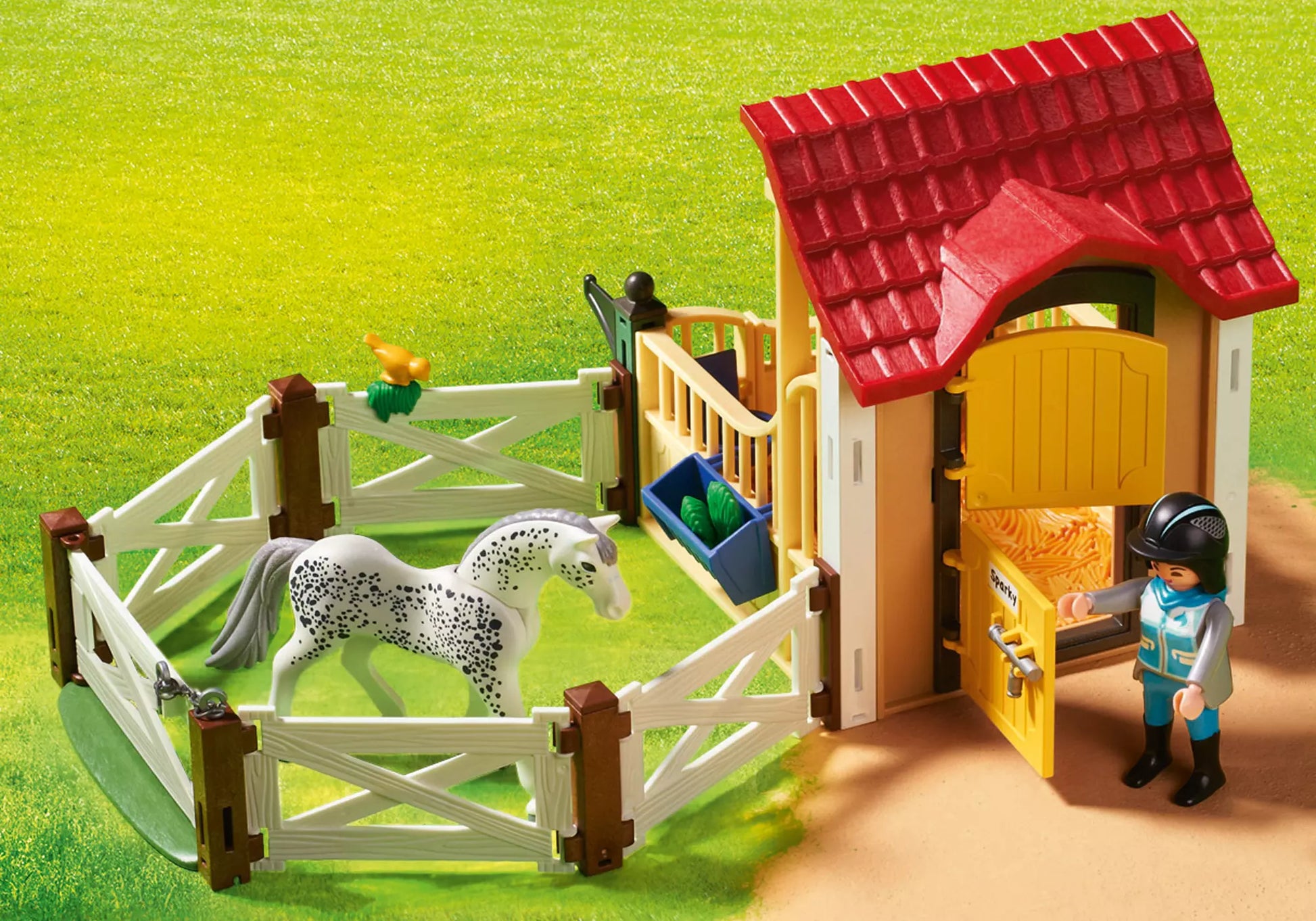 Playmobil 6935 Country Pferdebox Appaloosa - plegobil