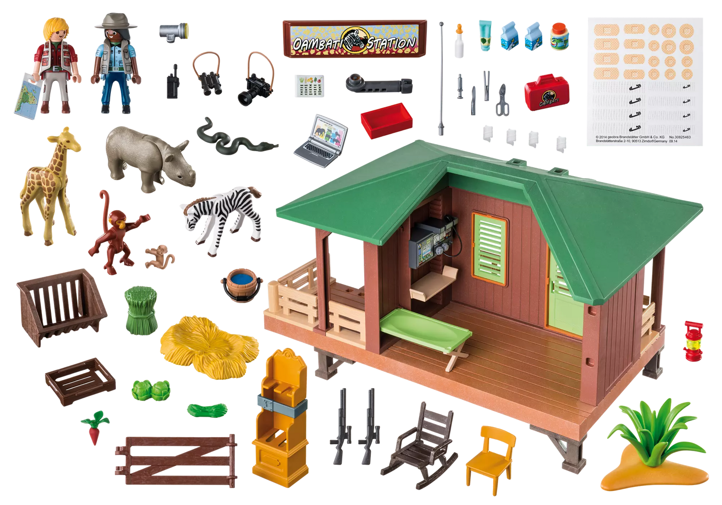 Playmobil 6936 Wild Life Rangerstation mit Tieraufzucht - plegobil