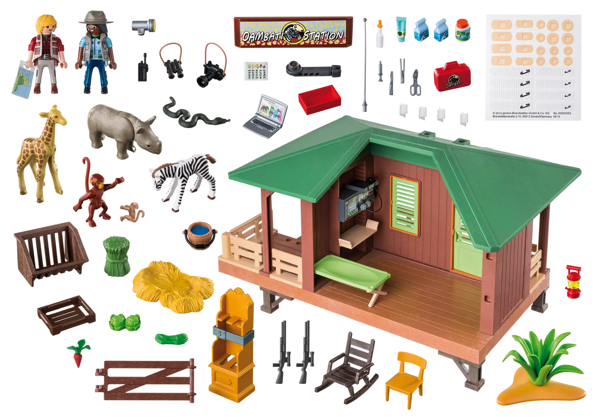 Playmobil 6936 Wild Life Rangerstation mit Tieraufzucht - plegobil